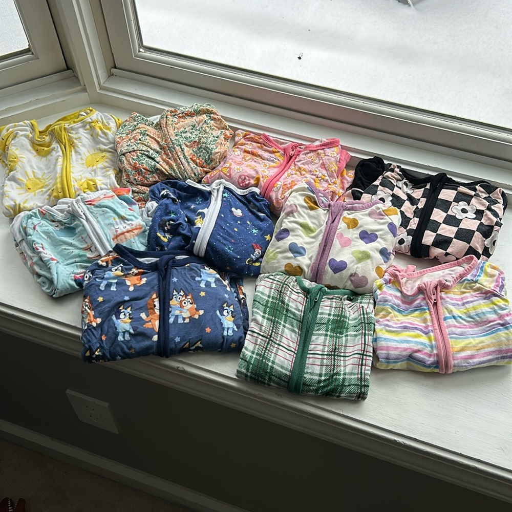 Convertible bamboo zippy one piece bundle